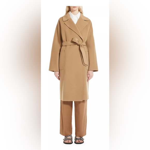 BNWT Max Mara Rovo oversized camel wool coat 🧥 💯 authentic. Final price. - Picture 4 of 12